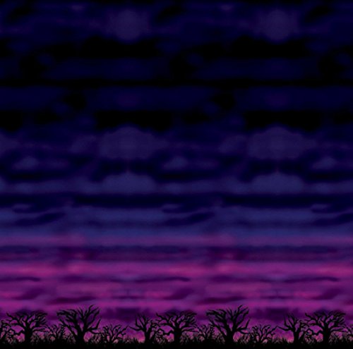 Beistle Spooky Sky Backdrop - style: Spooky Sky