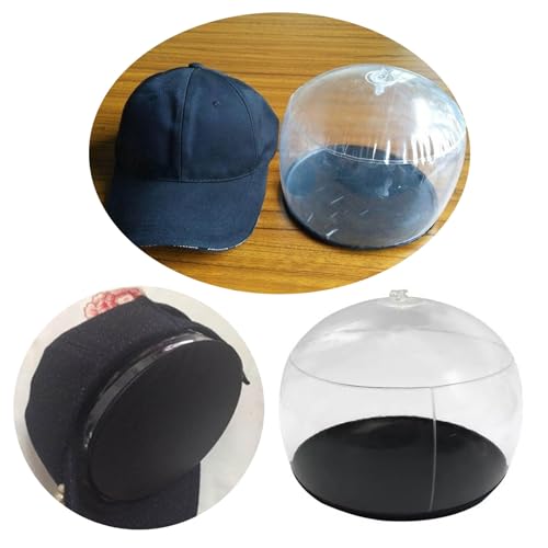Inflatable Hat Stand Stylish Hat Props Baseball Caps Support Transparent Hat Holder Hat Mannequin Hat Modeling Tool - color: White