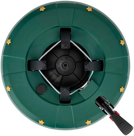 Star-Max F-H-S Start 3 Christmas Tree Stand - Tree Height Max. 3.0 m, Model 2019 by F-H-S with Foot Lever Function and Single Rope Technology, 3.0 Litre Water Tank, Green