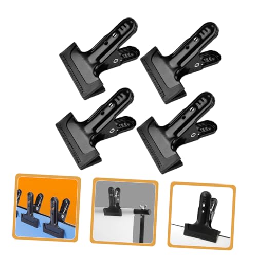 Hemobllo 4pcs Heavy Duty Photography Backdrop Clips Fixing Clamps for Secure Backgrounds Easy to Install Versatile for Crafts and Outdoor Use