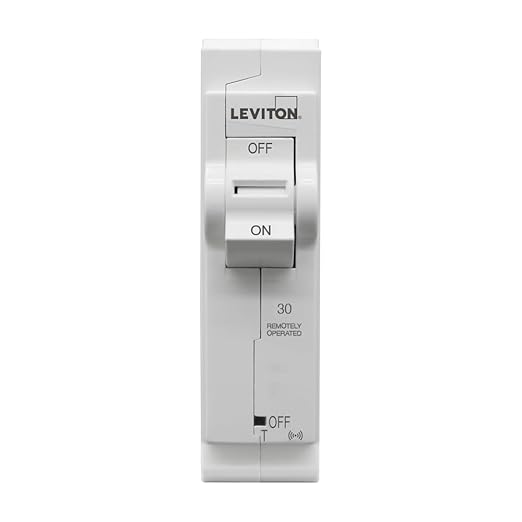 Leviton 2nd Gen Smart Circuit Breaker with Remote Control, Standard, 1-Pole 30 Amp, 120-Volt, 10kA Interrupt Rating, LB130-ST