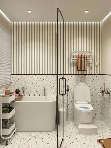 myforHD Wallpaper Peel and Stick Wood Grating Stripe Self-Adhesive Wallpaper Faux Wood Contact Paper Wood Slats Self Adhesive Wall Paper PVC Vinyl Film Removable Waterproof (Wood C, 17.3" x 118") - color: Wood C, size: 17.3" x 118.1"