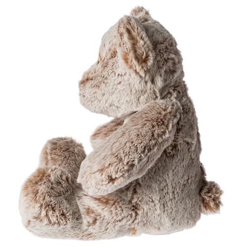 Mary Meyer Stuffed Animal Plush Soft Toy, 10-Inches, Luxey Loves Brown Teddy Bear