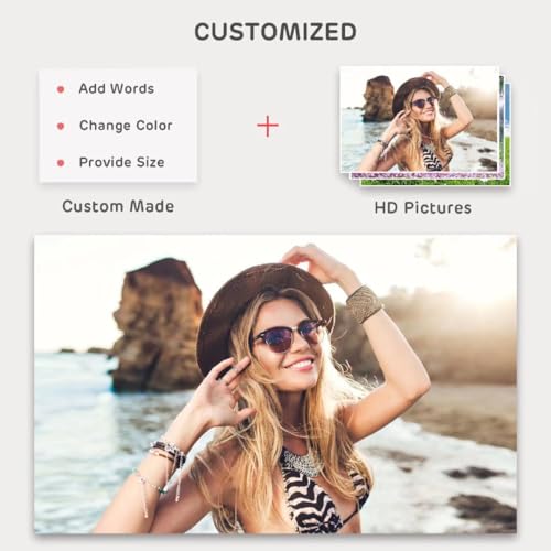 BELECO 15x10ft Fabric Custom Backdrop with Picture Logo Text Customize Your Design Personalized Background Customized Backdrop Banner Party Decorations Birthday Wedding Christmas Photoshoot Home Decor - size: 15x10FT