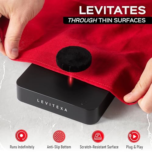 Levitexa Nimbus Levitating Display - Floating Display, Levitating Stand, Levitation Decor, Magnetic Stand, Magnetic Levitation for Figures and Toys Square Base