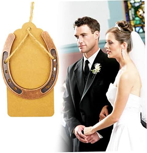 MAGICLULU 6pcs Horseshoe Hanging Decor Pendant Vintage Ornament for and Party Decorations Horseshoe Sculptures for Rustic Wedding and Favors