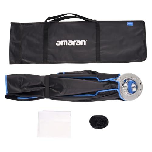 Aputure Amaran Light Box 30x120 Square Bowens Mount Softbox,Included Difusion,Light Control Grid and Carrying Bag for 200X/300C/150C/100D - size: Light Box 30x120