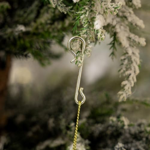 50 PCS Transparent S-Shaped Hooks For Christmas Ornaments