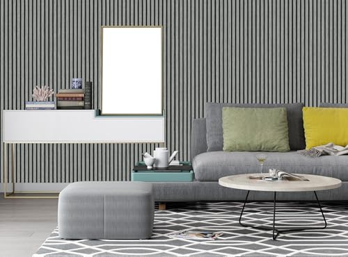 myforHD Wallpaper Peel and Stick Wood Grating Stripe Self-Adhesive Wallpaper Faux Wood Contact Paper Wood Slats Self Adhesive Wall Paper PVC Vinyl Film Removable Waterproof (Wood D, 17.3" x 393") - color: Wood D, size: 17.3" x 393.7"