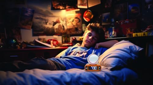 LEXiBOOK, Baseball Nightlight Alarm Clock, RL800BL