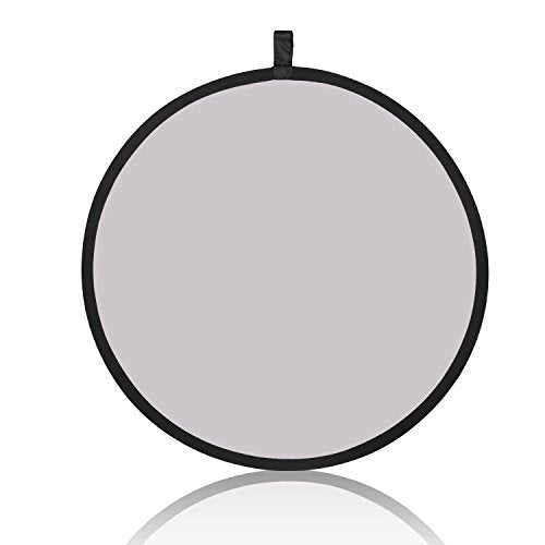 NEEWER 22 Inch/60 Centimeter Light Reflector Light Diffuser 5 in 1 Collapsible Multi Disc with Bag - Translucent, Silver, Gold, White, and Black for Studio Photography Lighting and Outdoor Lighting - size: 60cm