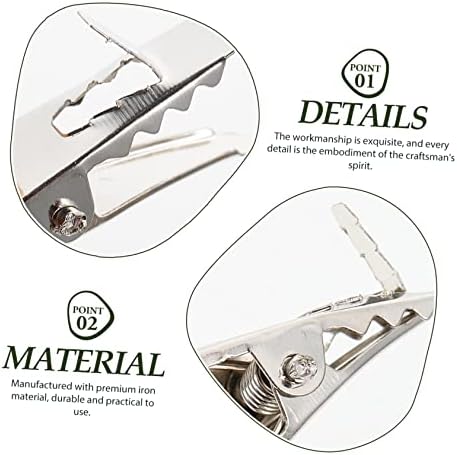 Cabilock 300pcs Xmas Tree Ornament Clips Flower Clamps for Christmas Decorations Multifunctional Adornment Clips for Wreaths Holiday Decor for Home Use