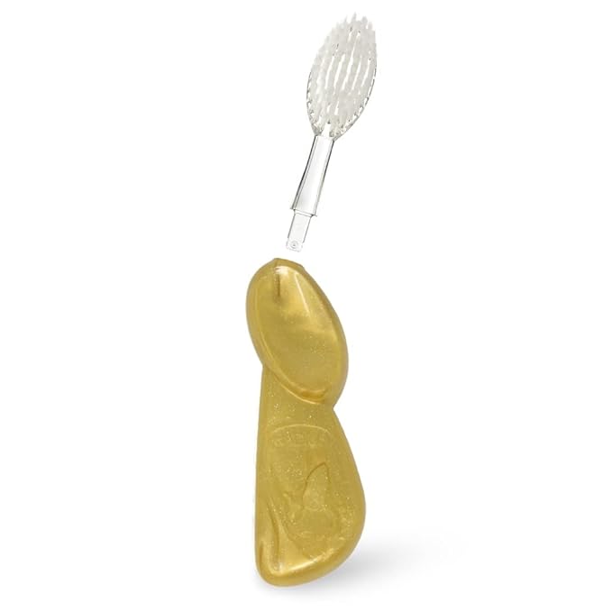 RADIUS Big Brush With Replaceable Head, Right Hand, Gold, Marble, Ice (3 Pack), 3 Count