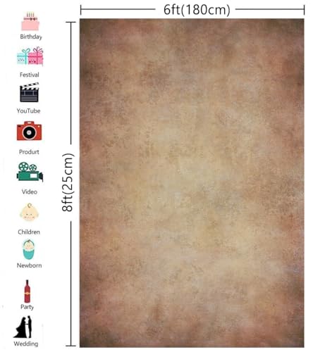 6x9ft Brown Rust Abstract Photography Backdrops Mottled Background - color: Texture6, size: 6x9ft