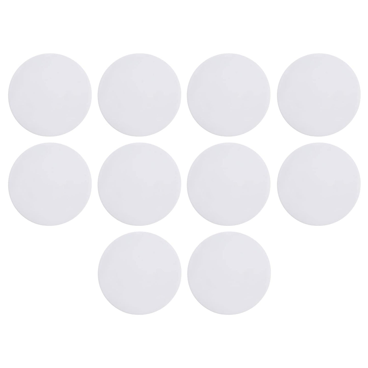 Beaupretty 10Pcs Nail Art Tool Set Silicone Manicure Pallets Round Cosmetic Mixing Trays for Nail Polish Color Blending and Art Display