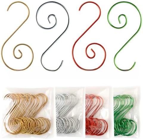 130 Pcs Christmas Ornament Hooks, Metal Tree Hangers