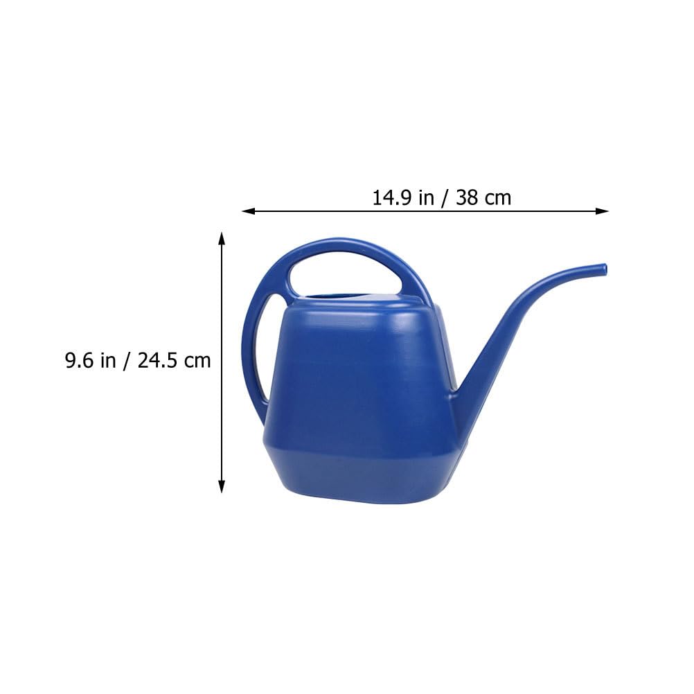 SEWACC Large Capacity Watering Can with Long Spout, Reliable Garden Sprayer for Succulents and Indoor Plants, Sturdy Plastic Watering Pot for Outdoor Flowers