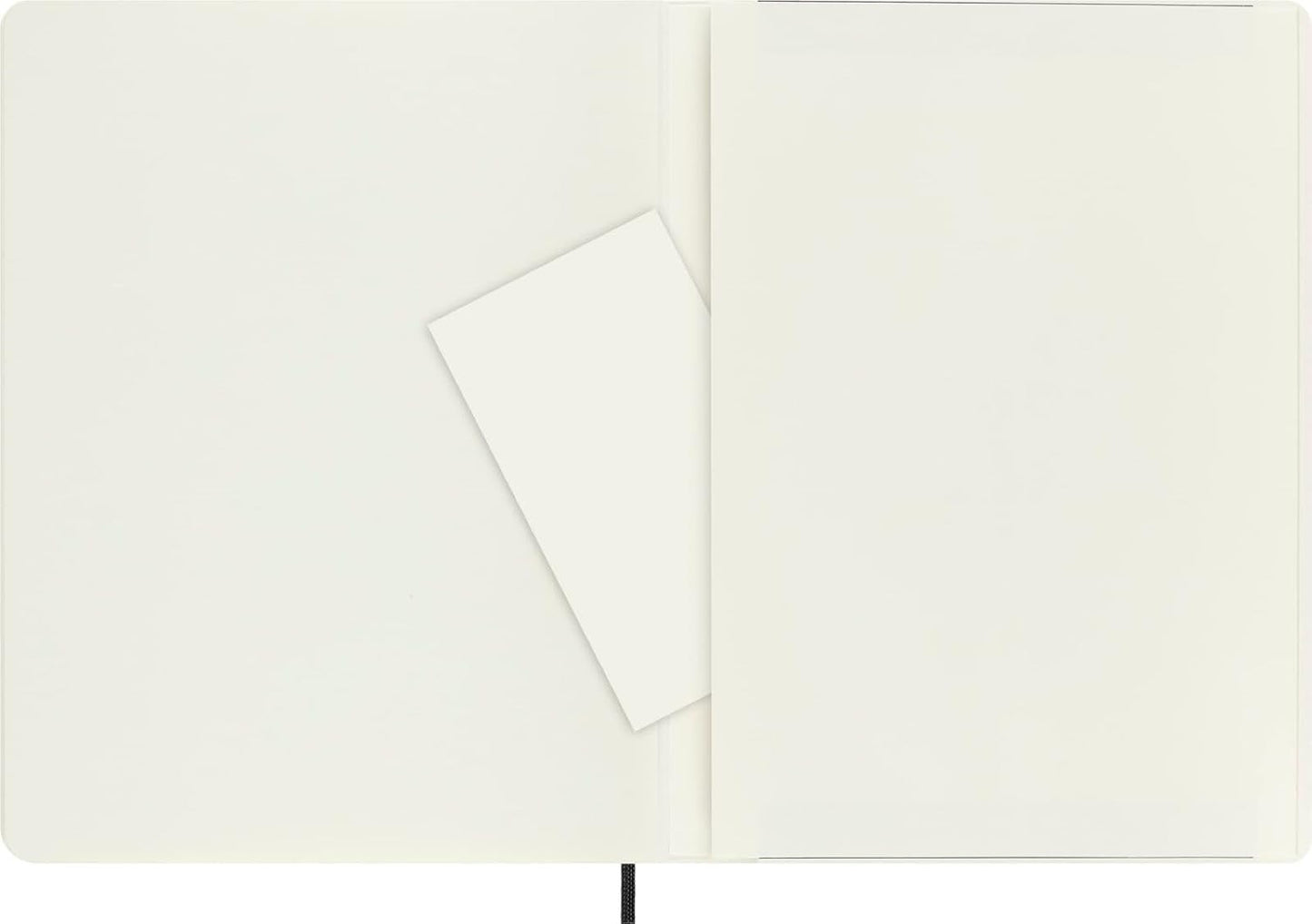 Moleskine Classic Notebook, Soft Cover, XL (7.5" x 9.5") Plain/Blank, Black, 192 Pages