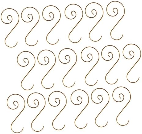 100pcs Metal Hanging Hooks Christmas Tree Accessories Hangers for Decoration for Cafe Bar Home Use Versatile Storage for Ornaments and Items