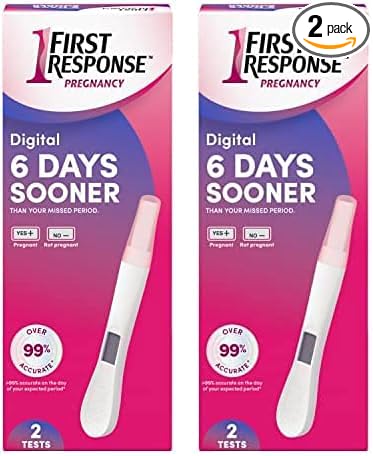 First Response Gold Digital Pregnancy Test, 4 Pack