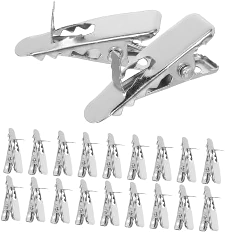 100pcs Christmas Flower Decoration Clips Versatile Alligator Clamps for Wreaths Tree Ornaments Crafts Lightweight Clips for DIY Holiday Decor