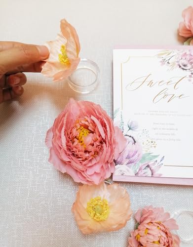 18 pcs Acrylic Wedding Flat Lay Floral Risers Photography Props Styling Kit