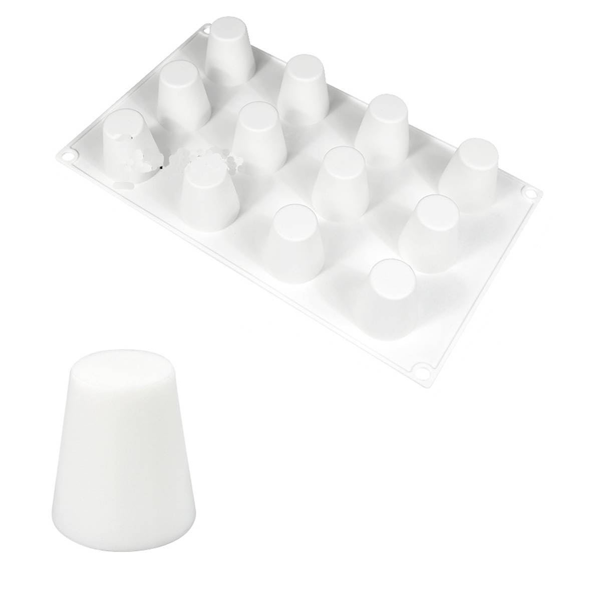 mostsom Cylinder Cup Shape Mousse Cake Mold For Making Chocolate Muffin Ice Shot Glass Mould Kitchen Baking Tool (A_ Small Cup)