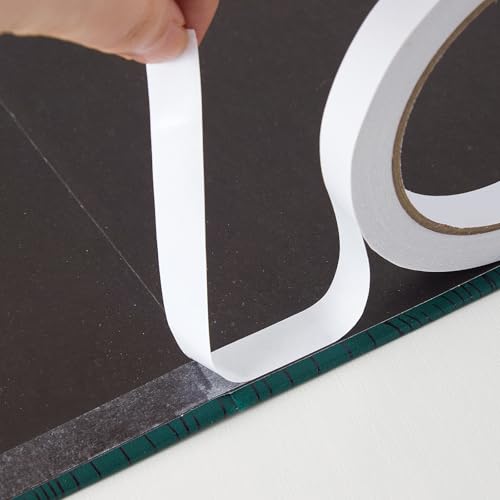1/4" 4 Rolls Double Sided Adhesive Sticky Tape for Arts, DIY, Card Making, Crafts, Photography, Scrapbooking, Gift Wrapping, Office School Stationery Supplies, Home Supplies (Width: 6mm) - size: 1/4 in (6 mm)