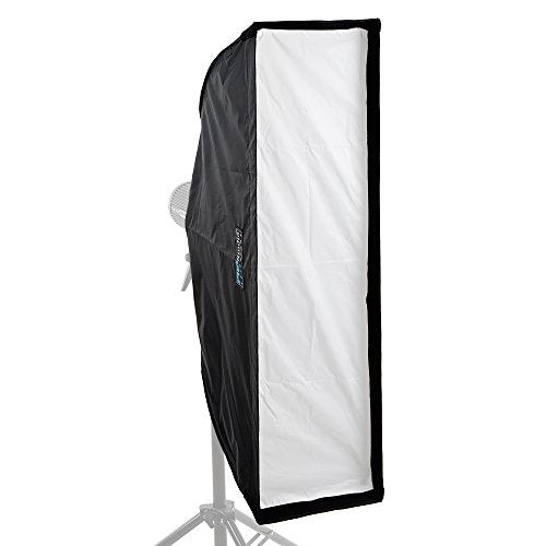 Fotodiox EZ-Pro Strip Softbox 9x36 (22x90cm) - Collapsible Strip Softbox with Quantum Qflash Speedring for Quantum, Trio Flash and Compatible - size: 9x36in (22x90cm), style: Quantum Qflash