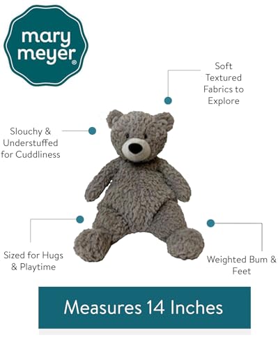 Mary Meyer Stuffed Animal Snuggables Plush Soft Toy, 14-Inches, Teddy Bear