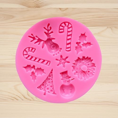 Christmas Silicone Baking DIY Multiple Deco Cake Fond Chocolate Selected Wood These Pend Are Designed for Durability Ensu That They Can Baking Silicone (#18)