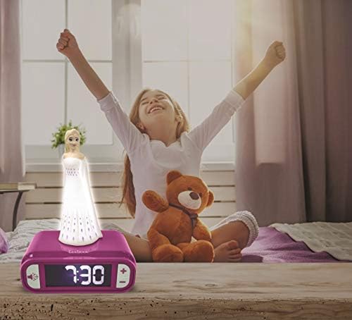 LEXiBOOK, Frozen Nightlight Alarm Clock, RL800FZ