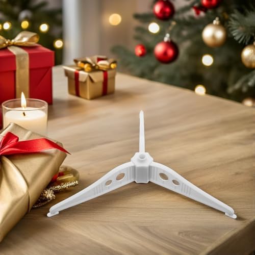2pcs Christmas Tree Stand Plastic Base Holder 0.8cm Inner Diameter
