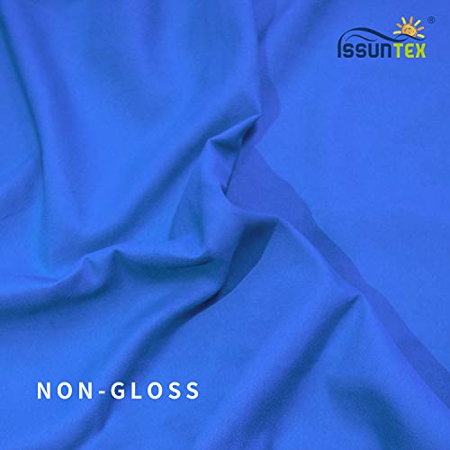 ISSUNTEX 6X9 ft Background Muslin Backdrop, Photo Studio, Collapsible High Density Screen for Video Photography and Television-Blue - color: Blue, size: 6X9 ft