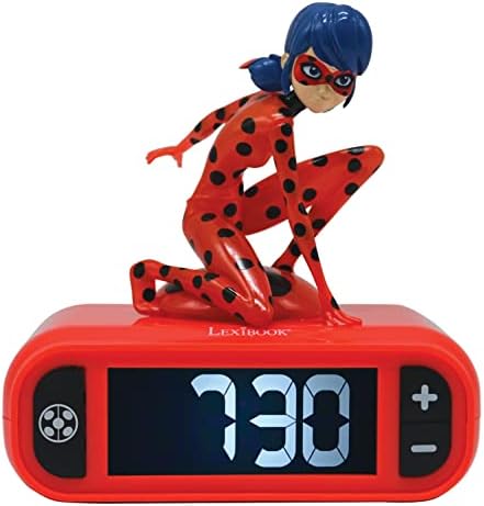 LEXiBOOK, Miraculous Nightlight Alarm Clock, RL800MI