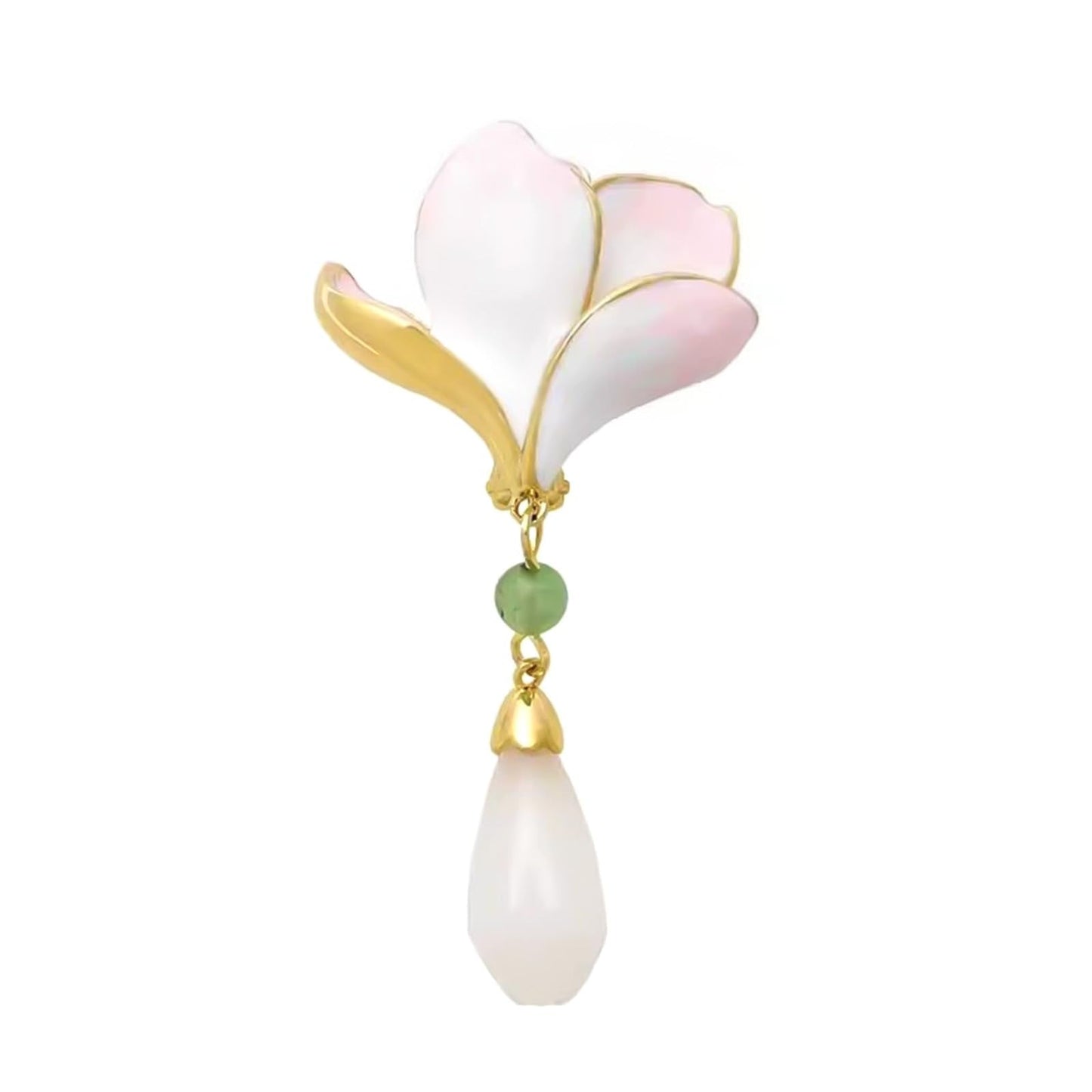 HETICA Women Animal Floral Brooch Pin Accessory Perfect as a Gift for Anniversary Celebrations, Parties, Or Everyday Wear (Magnolia)