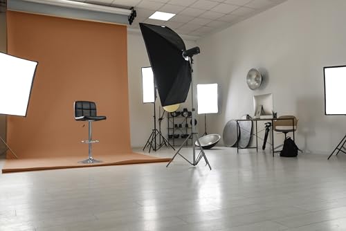 Denny Manufacturing - Seamless Paper Backdrop for Photography, Brown Seamless Paper Roll - Espresso Brown (53 in x 36 ft) Includes Free Roll Black Gaffer Tape (2 in x 13 ft) - color: Espresso Brown, size: 53 in x 36 ft