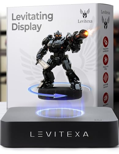 Levitexa Nimbus Levitating Display - Floating Display, Levitating Stand, Levitation Decor, Magnetic Stand, Magnetic Levitation for Figures and Toys Square Base
