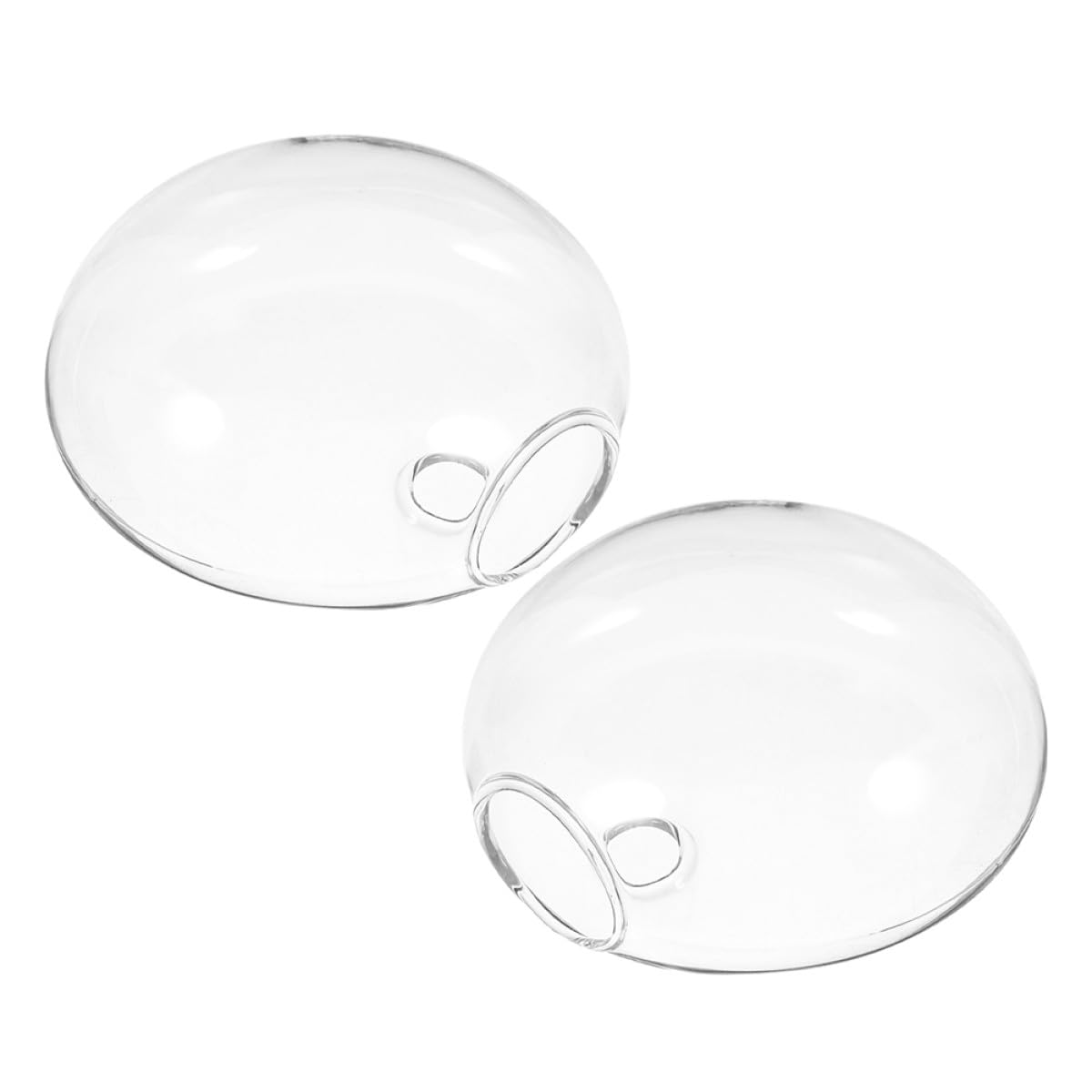 Happyyami 2pcs Wall Hanging Planter Terrariums Hydroponic Glass Vases Indoor Wall Plant Holders Decorative Hanging Pots for Home Décor