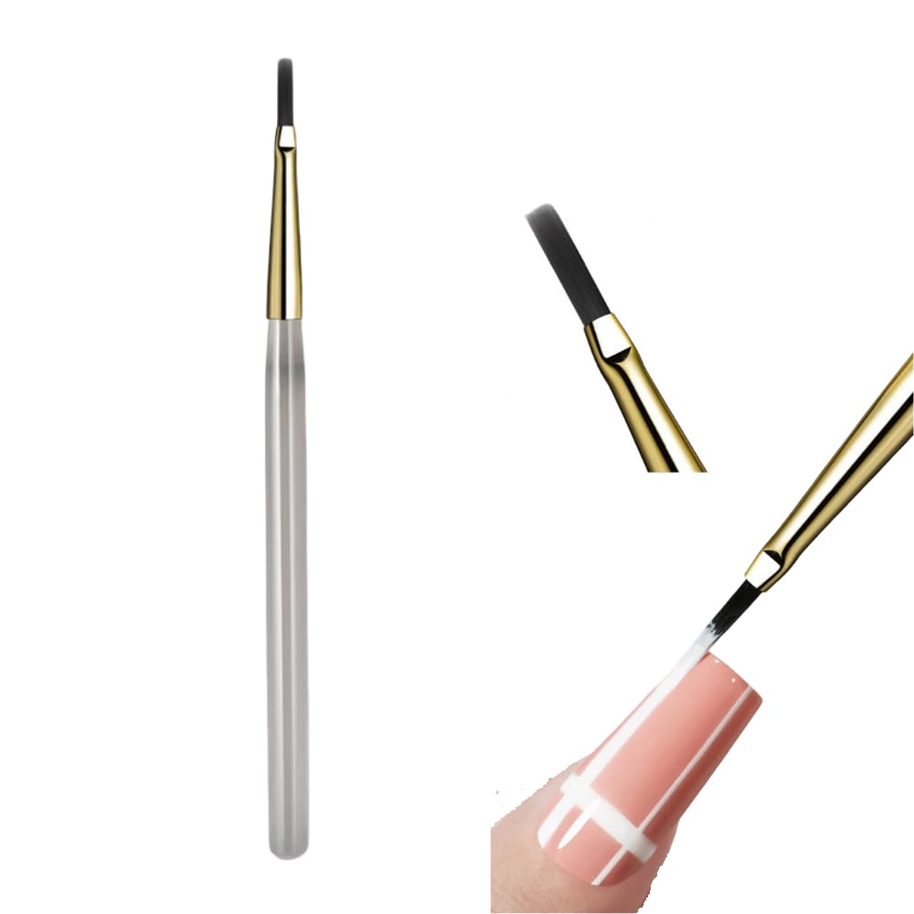 1 Pcs Professional Nail Art Liner Brush Set for Fine Detail Designs, Thin Drawing & Checker Pattern Tools for Acrylic Painting, Hand Painting & Manicure Accessories