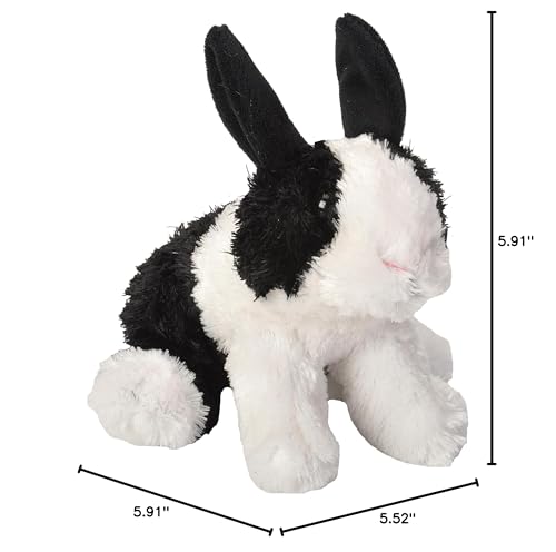 Wild Republic Bunny Plush, Stuffed Animal, Plush Toy, Gifts for Kids, Hug’Ems 7"
