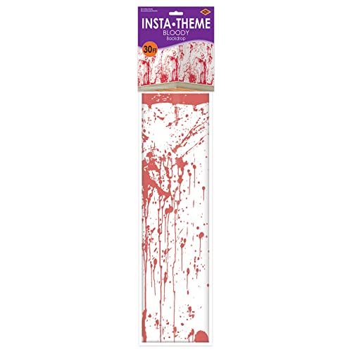 Beistle Bloody Wall Backdrop - style: Bloody Wall