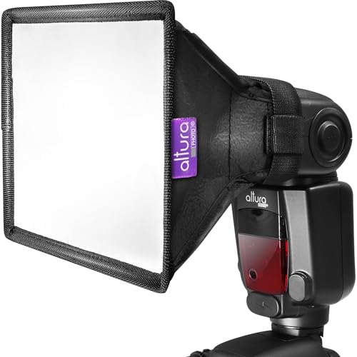 Altura Photo Flash Diffuser Light Softbox 6x5 (Universal, Collapsible with Storage Pouch) for Canon, Yongnuo and Nikon Speedlight - size: 6x5"