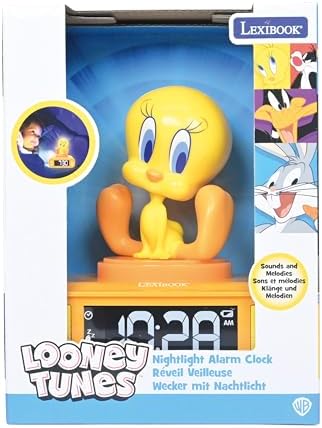 LEXiBOOK, Titi Nightlight Alarm Clock, RL800TW