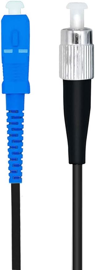 Jeirdus 50M SC to FC Outdoor Armored Simplex 9/125 SM Fiber Optic Cable Jumper Optical Patch Cord Singlemode 50Meters 160ft SC-FC