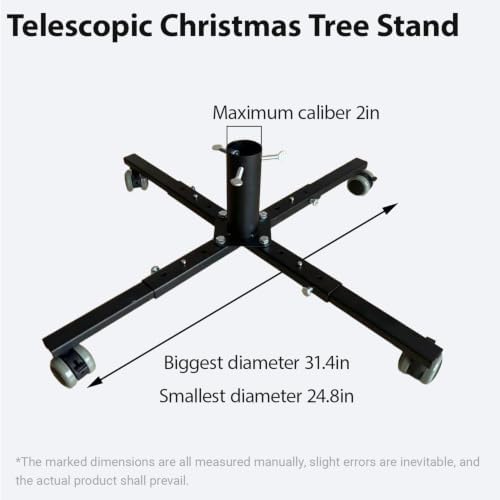 Telescopic Christmas Tree Stand, Suitable for 8FT Artificial Christmas Tree