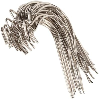 Omabeta Christmas Ornament Hooks Set, 50Pcs Lightweight Stainless Steel Tree Ornament Hooks for Christmas Tree Decorations and Parties