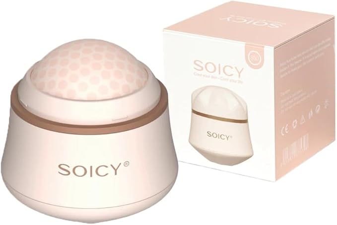ONLYSKY BEAUTY Ice Roller for Face Body Massager Cold Massage Tools Facial Roller Women Gift （ Plastic）