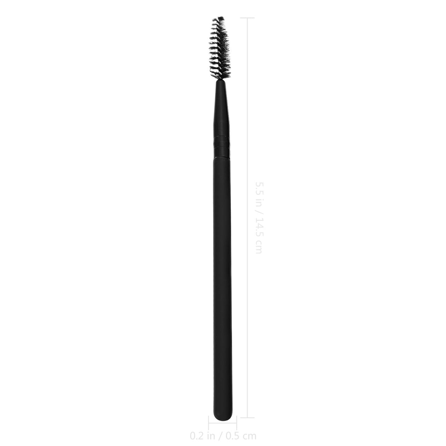 KAJNBN 15pcs Makeup Brush Set with Eyebrow Angled Brush Eyelash Spoolie for Women Black Cosmetic Tools Kit for Daily Beauty Application and Household Use