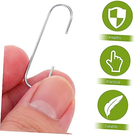 Levemolo 100pcs Christmas Decorations Hanging Hooks Tree Hooks for Christmas Stockings